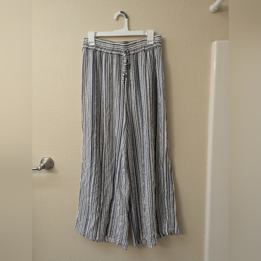 Airy Blue Stripped Pants